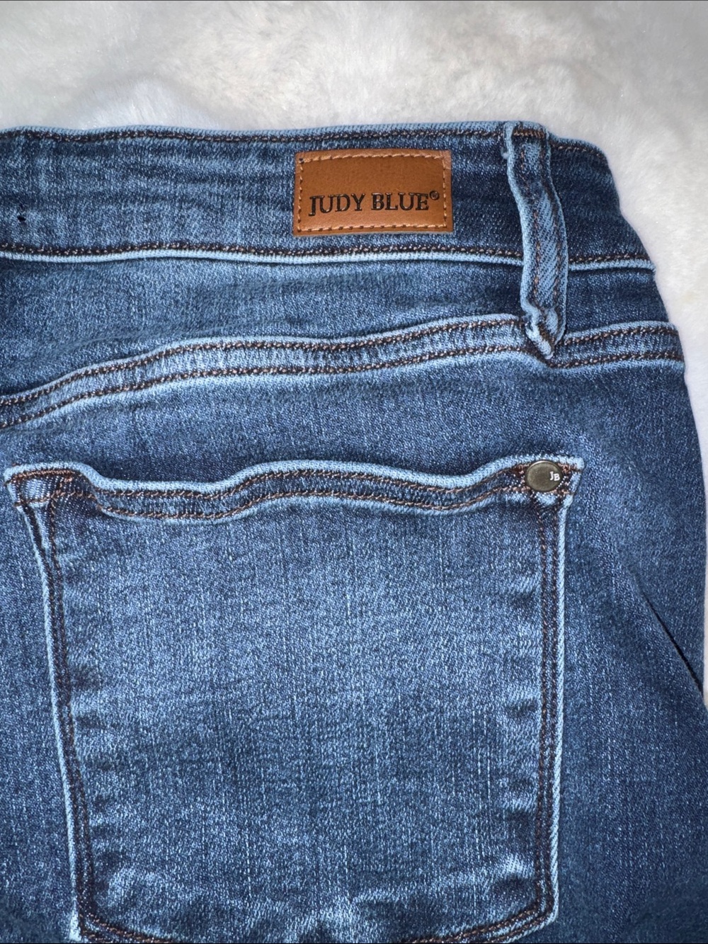 Judy Blue Medium Dark Blue Skinny Jeans - Picture 5 of 7